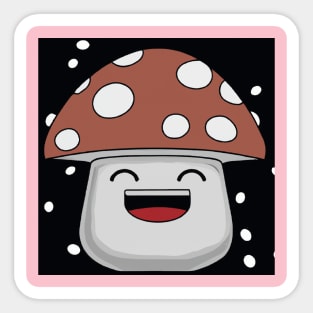 Happy mushroom Sticker